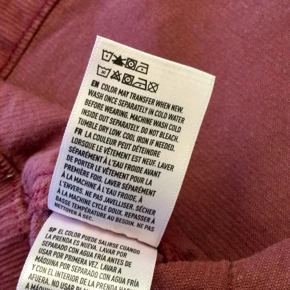 Women's American Eagle Burgundy Overall Dress Size M - Picture 8 of 10